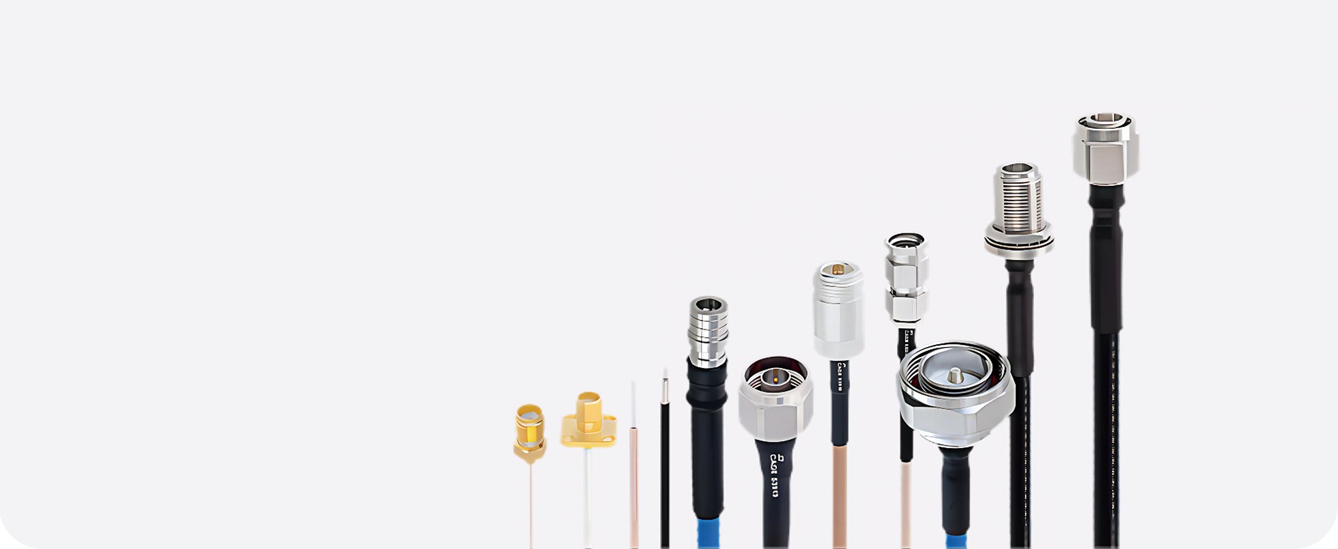 可定制：长度、线规、接头类型与形态、阻抗、屏蔽等级、外皮材质、防水阻燃、印字标识